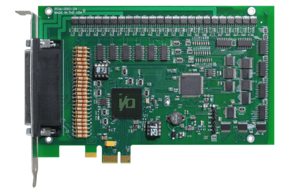 PCIe 24 & 12 Input Isolated Digital I/O Cards